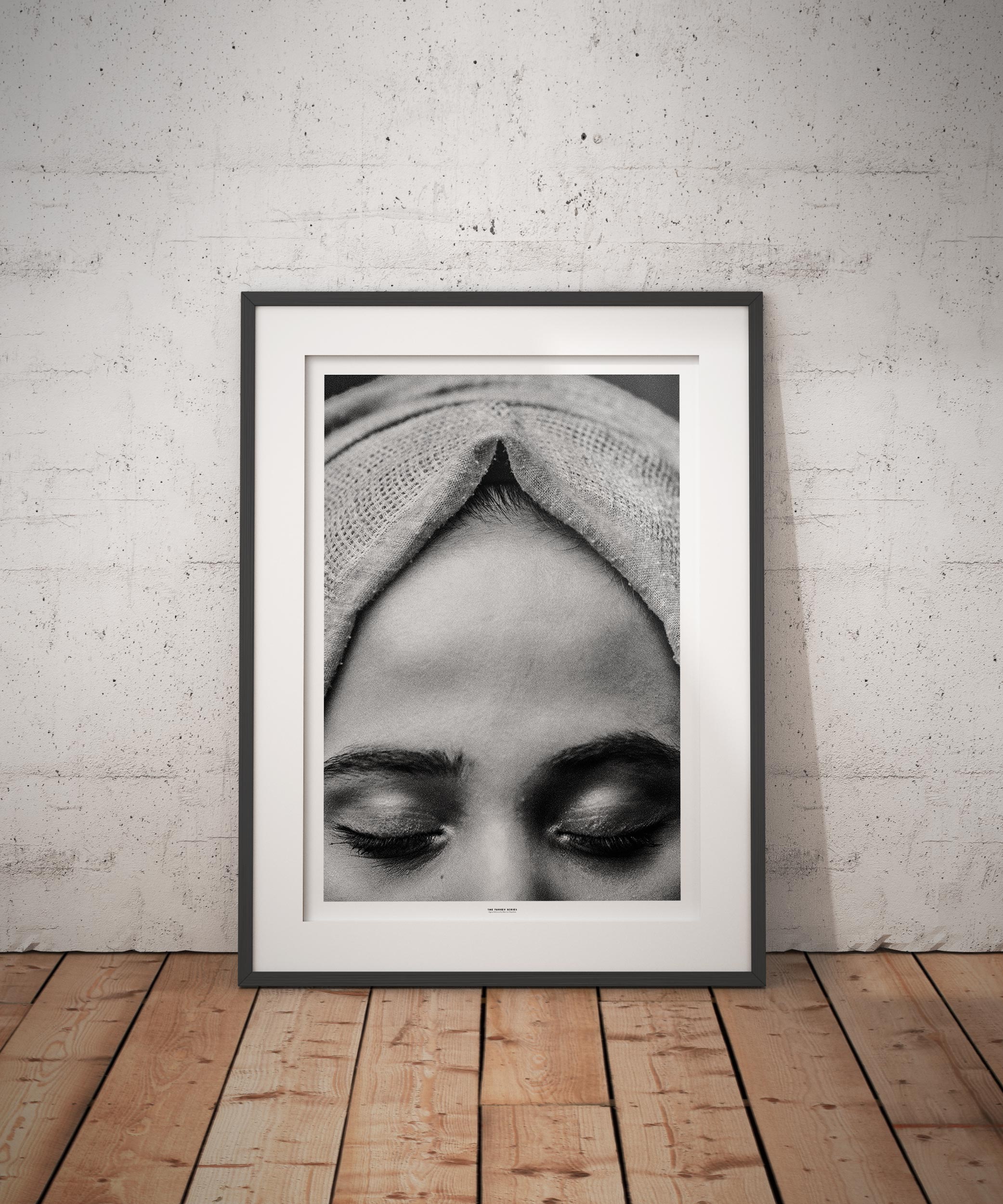 The Turkey Series - A Syrian Child Bride. Photo by photographer Martin Thaulow. Open Edition (seen in a frame in an environment. The frame is not part of sale). Buy high quality print.